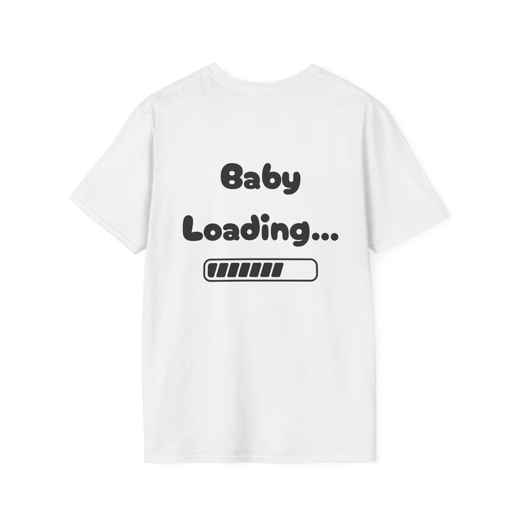 Cute Parent-Child Announcement T-Shirt, Baby Shower Gift, Gender Reveal Shirt, Unisex Softstyle Tee, Family Matching Outfit