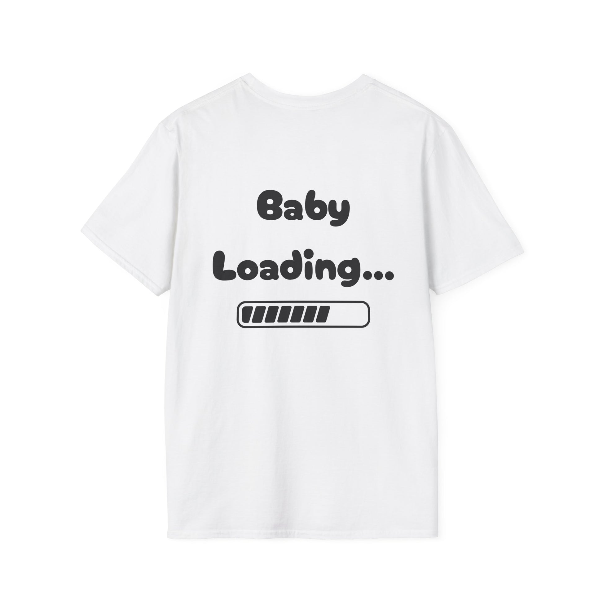 Cute Parent-Child Announcement T-Shirt, Baby Shower Gift, Gender Reveal Shirt, Unisex Softstyle Tee, Family Matching Outfit