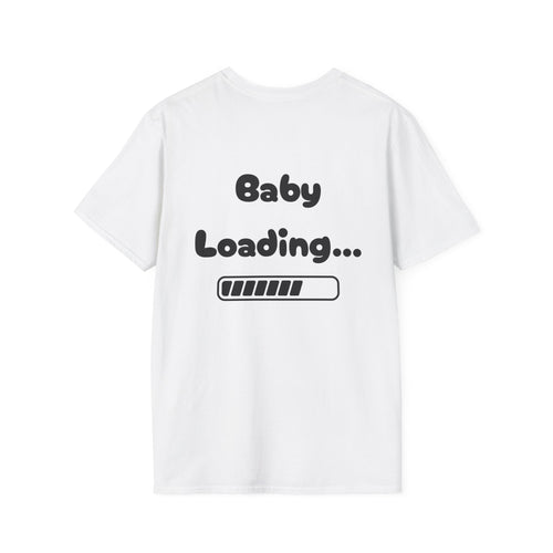 Cute Parent-Child Announcement T-Shirt, Baby Shower Gift, Gender Reveal Shirt, Unisex Softstyle Tee, Family Matching Outfit